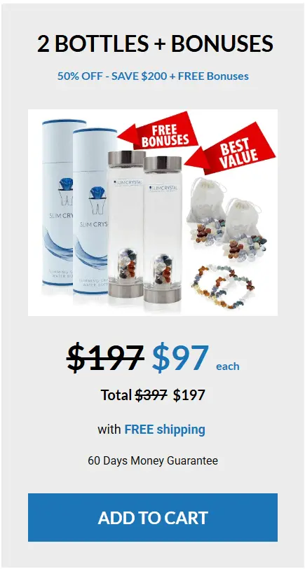 SlimCrystal Water Bottle Supplement
